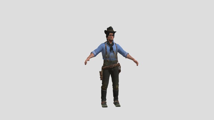 Arthur_1 rdr2 3D Model