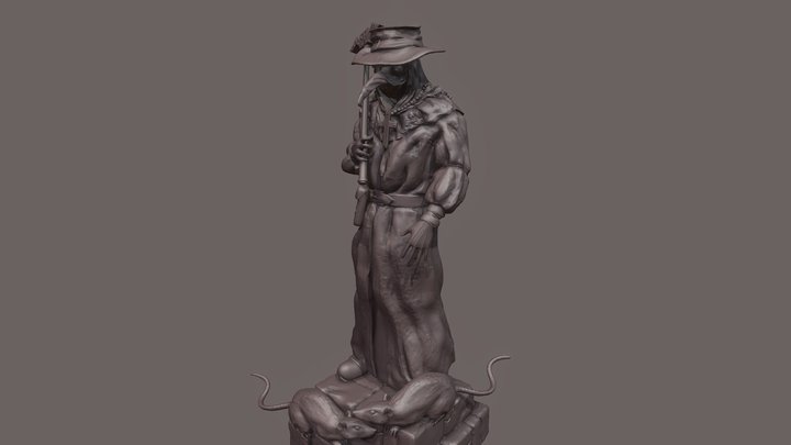 Pest Doctor 3D Model