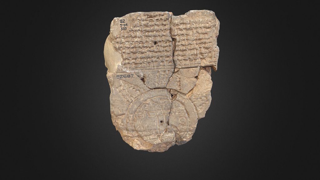 The Map of the World tablet