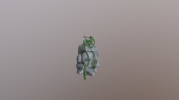Stegosaurus Earth Golem 3D Model