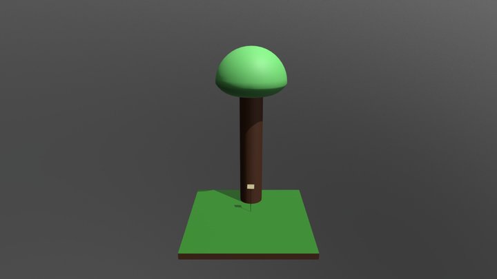 legacy tree plauqe 52 3D Model