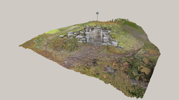 Fotogrammetria Seurasaaren ulkomuseo Tervahauta 3D Model