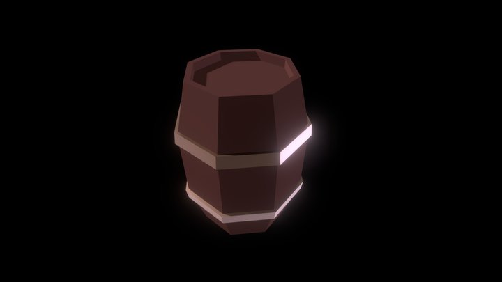 бочка 3D Model