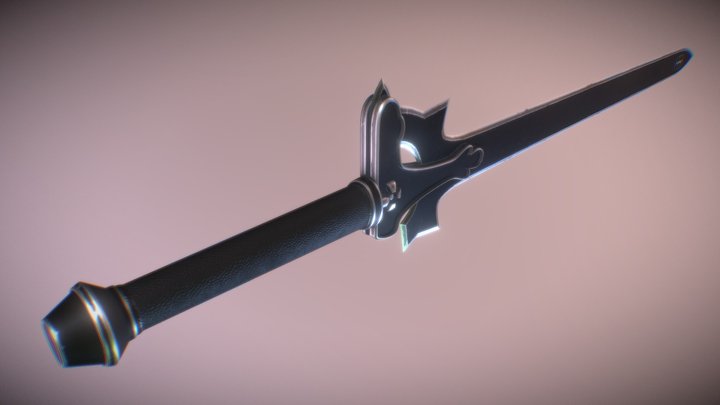 The Elucidator Longsword 3D Model