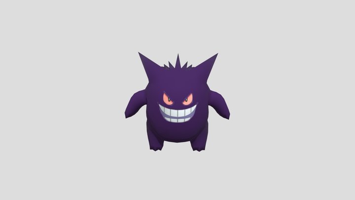 Gengar 3D Model