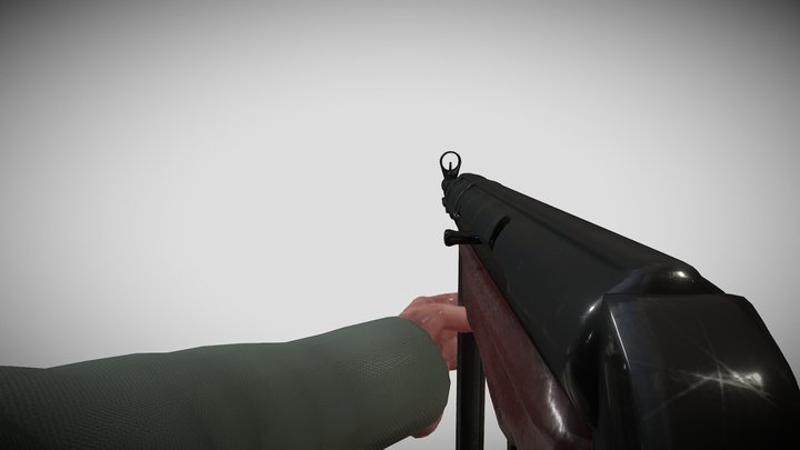 MP-40 (fps animation) 3D Model