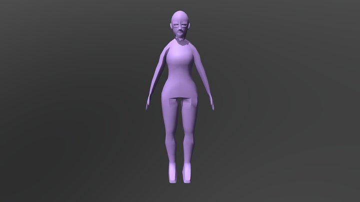 human base mesh 3D Model