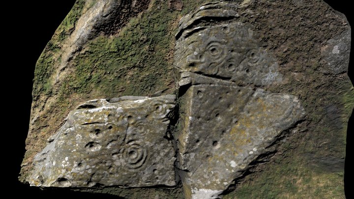 Drumtroddan rock art, Dumfries and Galloway 3D Model
