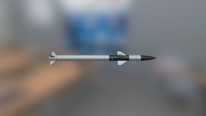 Tamir missile 3D Model