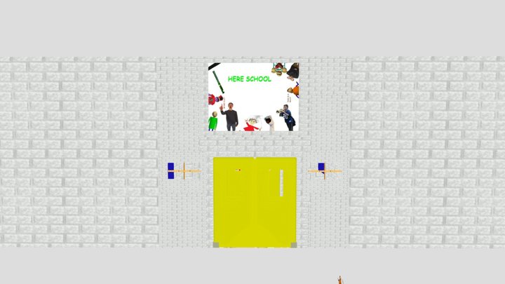 Baldi's Basics In Special Things 2000 3D Model