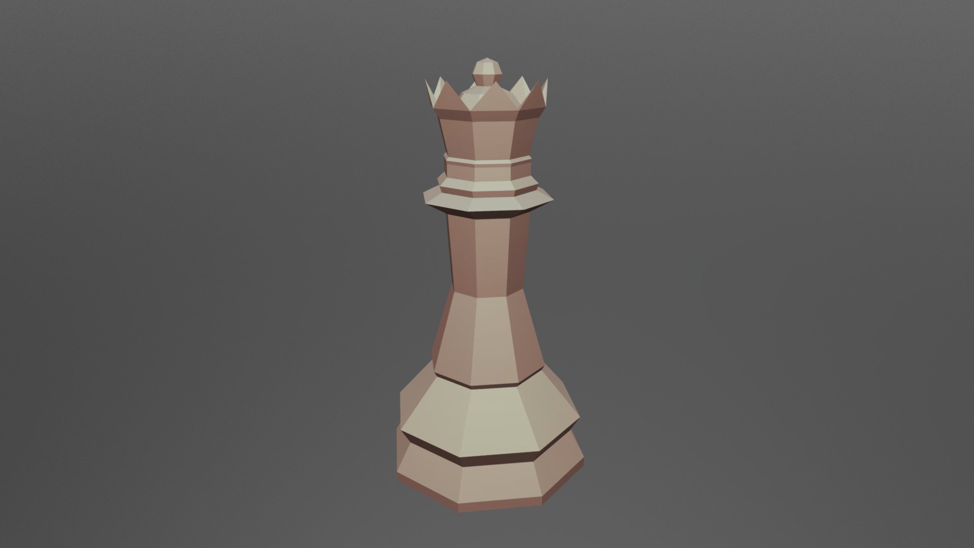 A low poly Chess Queen