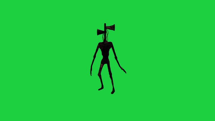 horror skunx siren head 3D Model