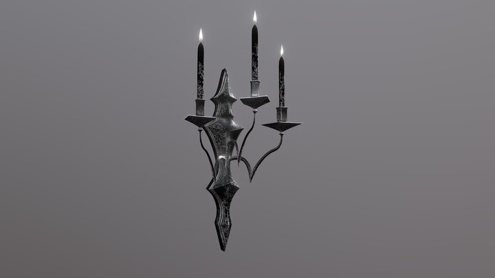 Chandelier 3d model (game ready), a Light 3D Model by Snji | 3D Models (Thumbnail 3 of 18)