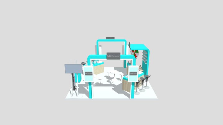 booth pameran ok 3D Model