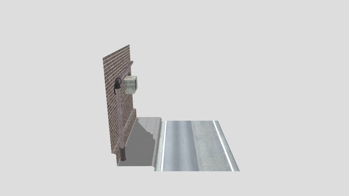 Alley 3D Model