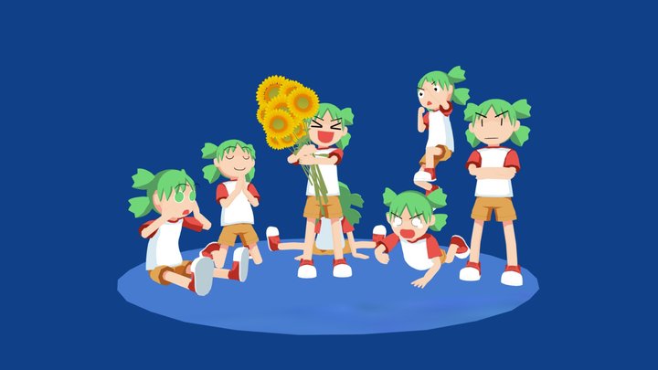 Yotsuba Koiwai - Yotsuba&! 3D Model