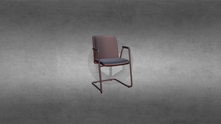 Lively-Visitor-Chair 3D Model