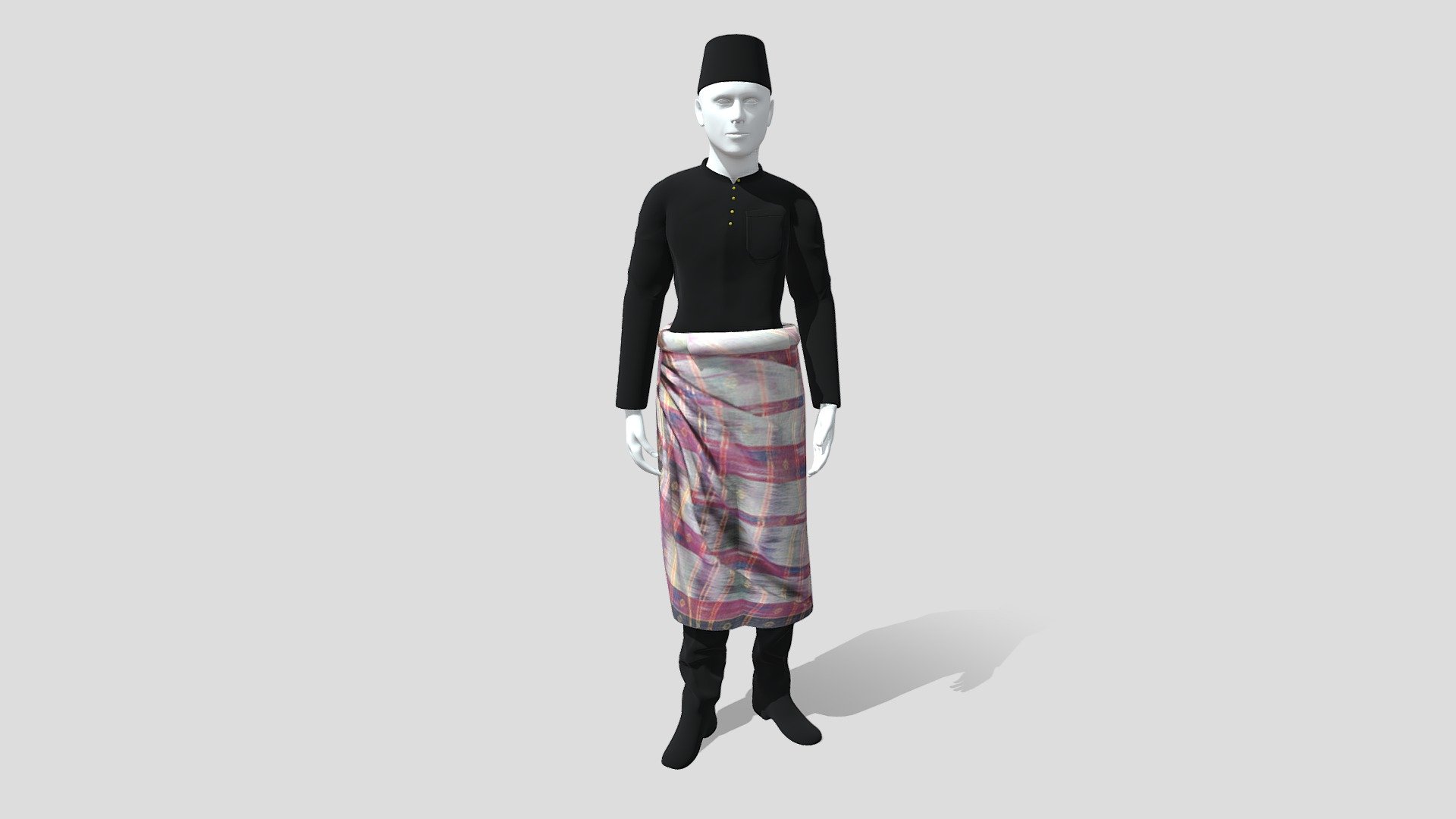 Sampin Pelangi Bunga Tabur Motif