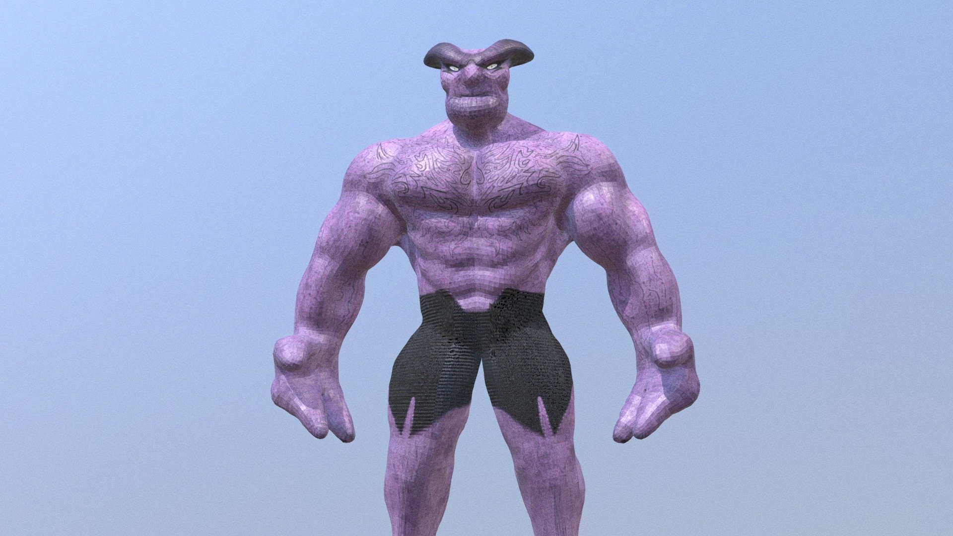 Monster Villain — Sketchfab embed 3D viewer