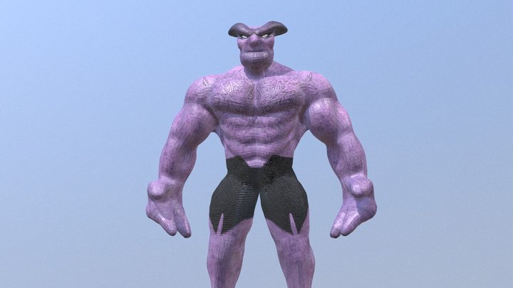 Monster Villain 3D Model