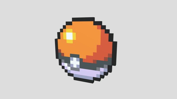 Poké Ball 3D Model