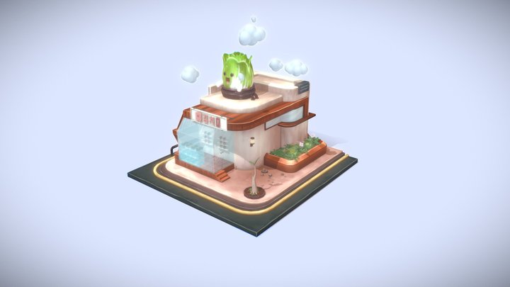 Kimchi Pickling Factory 3D Model
