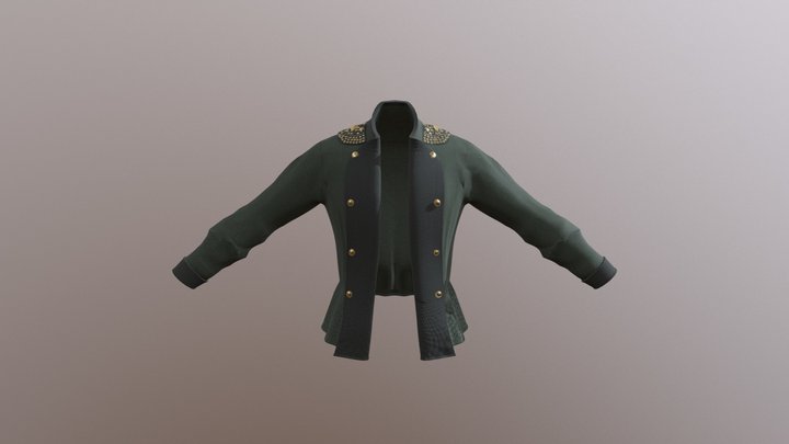 Torrid Jacket 3D Model (WIP) 3D Model