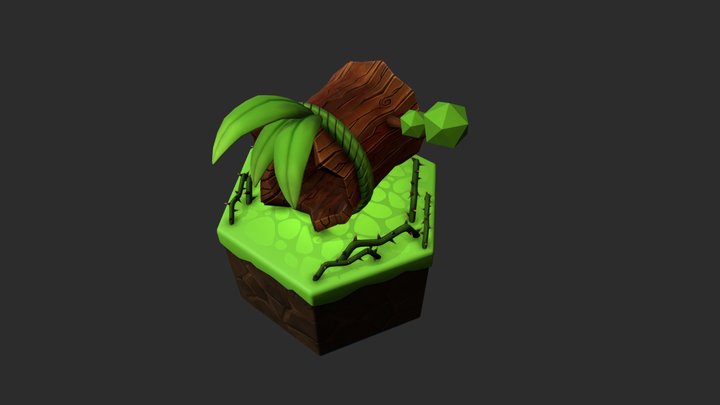 Dino Diet: Herbivore Habitat 3D Model