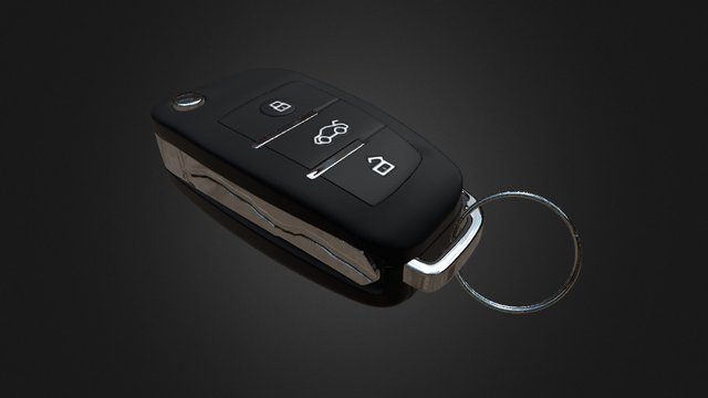 Car Key 3D Model