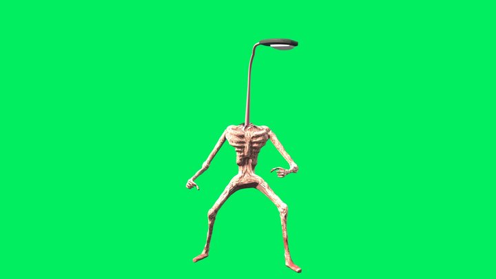 Falling Back Death 3D Model