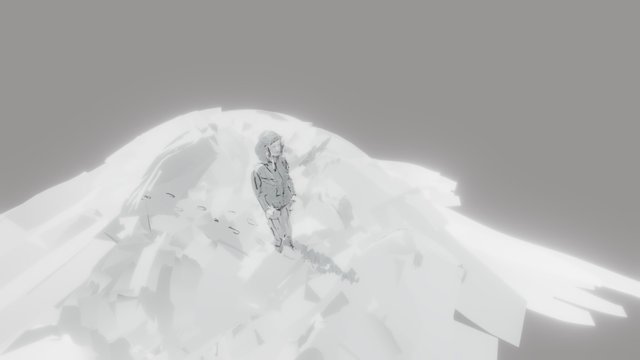 Tiltbrush portrait V in Siberia 3D Model