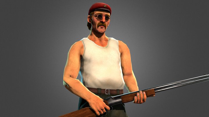 Low-poly male - Ivan 3D Model