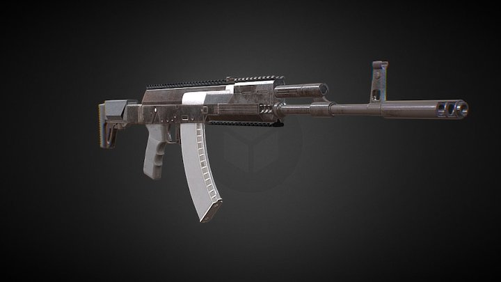 Klashnikov- AK 12 2013 prototype - Download Free 3D model by PowerMan64 ...