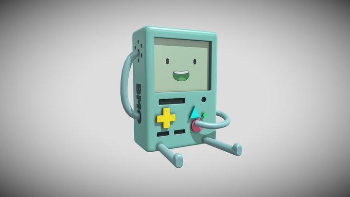 Modelagem BMO - Autodesk Maya 3D Model