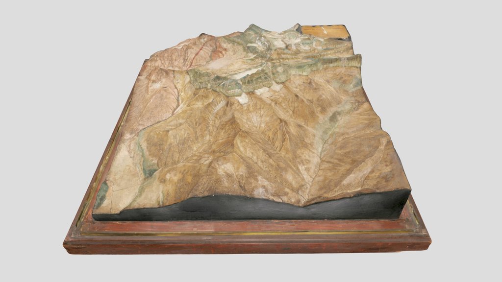 Relief de la dents du midi et la tour Sallières