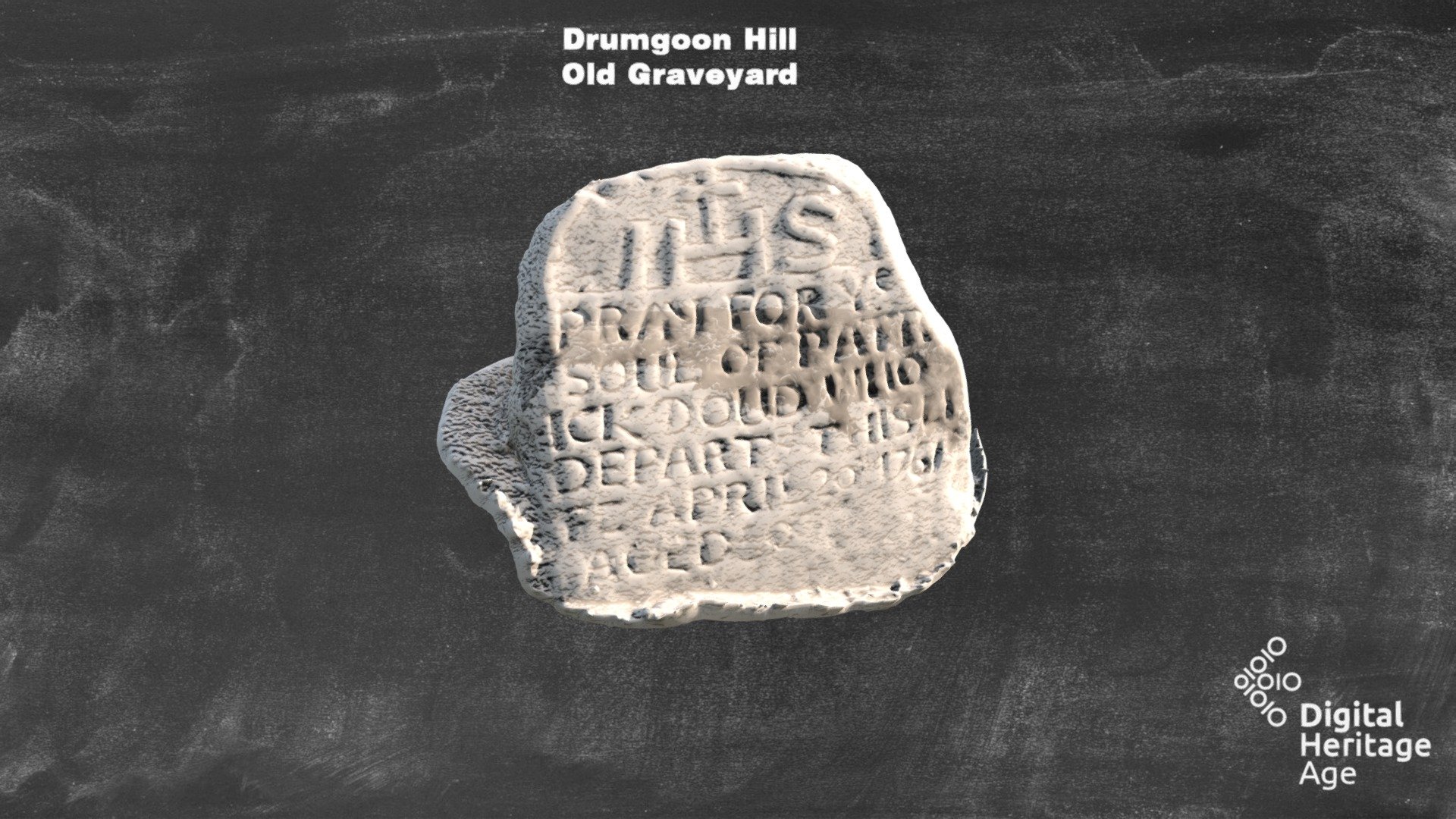 Drumgoon Hill - Old Graveyard Headstone 573