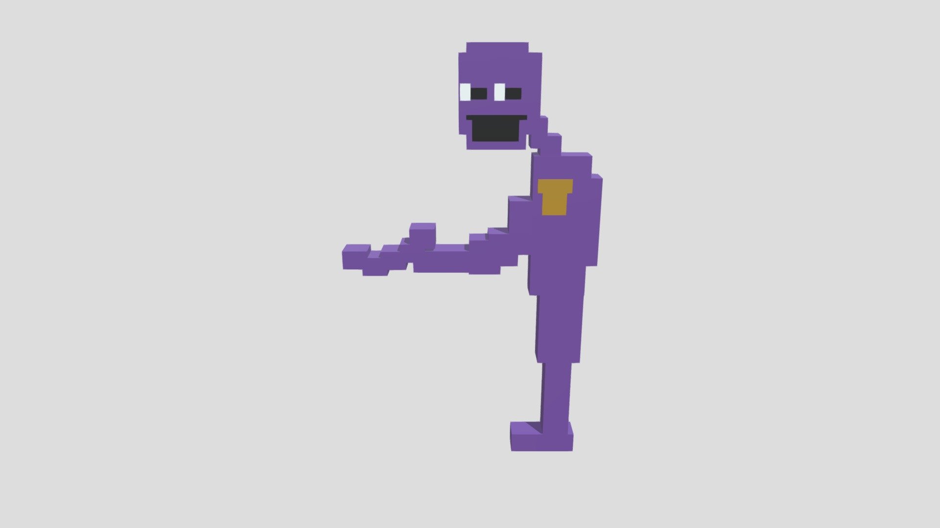 Fnaf 8 bit purple guy