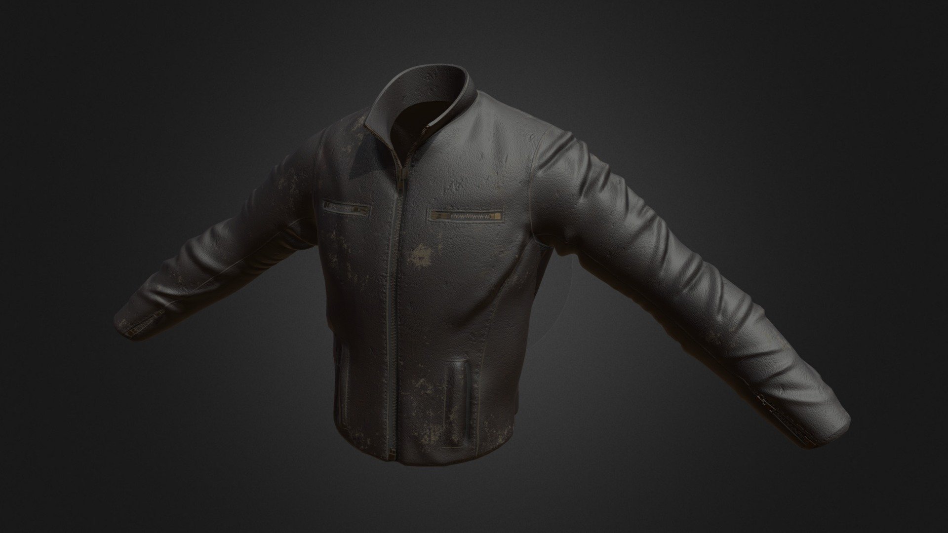 Leather Jacket - 3D model by ABBrooks [cabaabc] - Sketchfab
