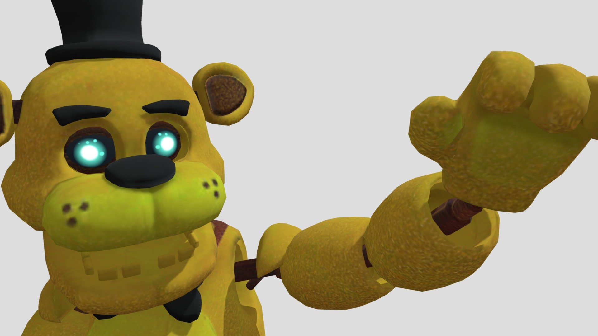 Golden Freddy (Old) - Download Free 3D model by OrangeSauceu [cabb720 ...