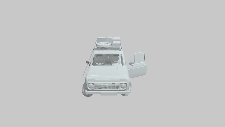 4x4 Draft 3D Model
