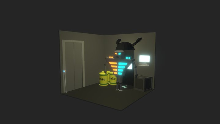 Xander_DoomBot 3D Model