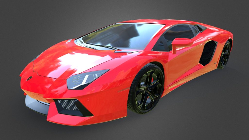 CAR LAMBORGHINI AVENTADO - 3D model by Phuoc Cam (@nguyenbeo190 ...