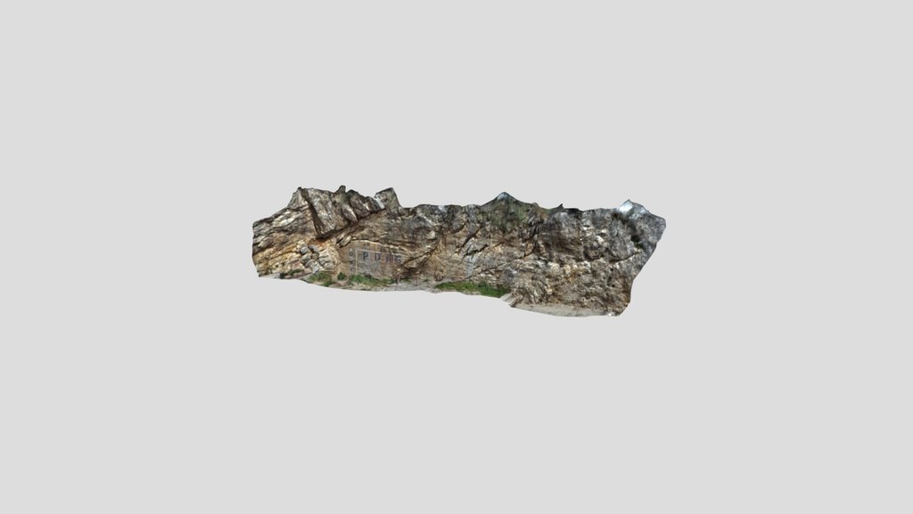 Scan Cliff Formation Croatia