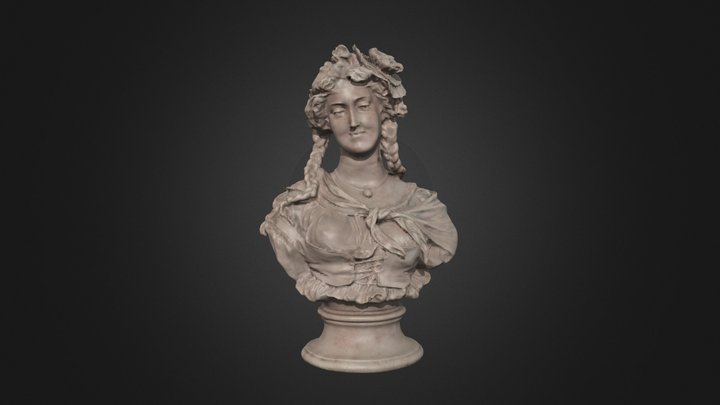 A lady bust – Kostenloses 3D-Modell STL