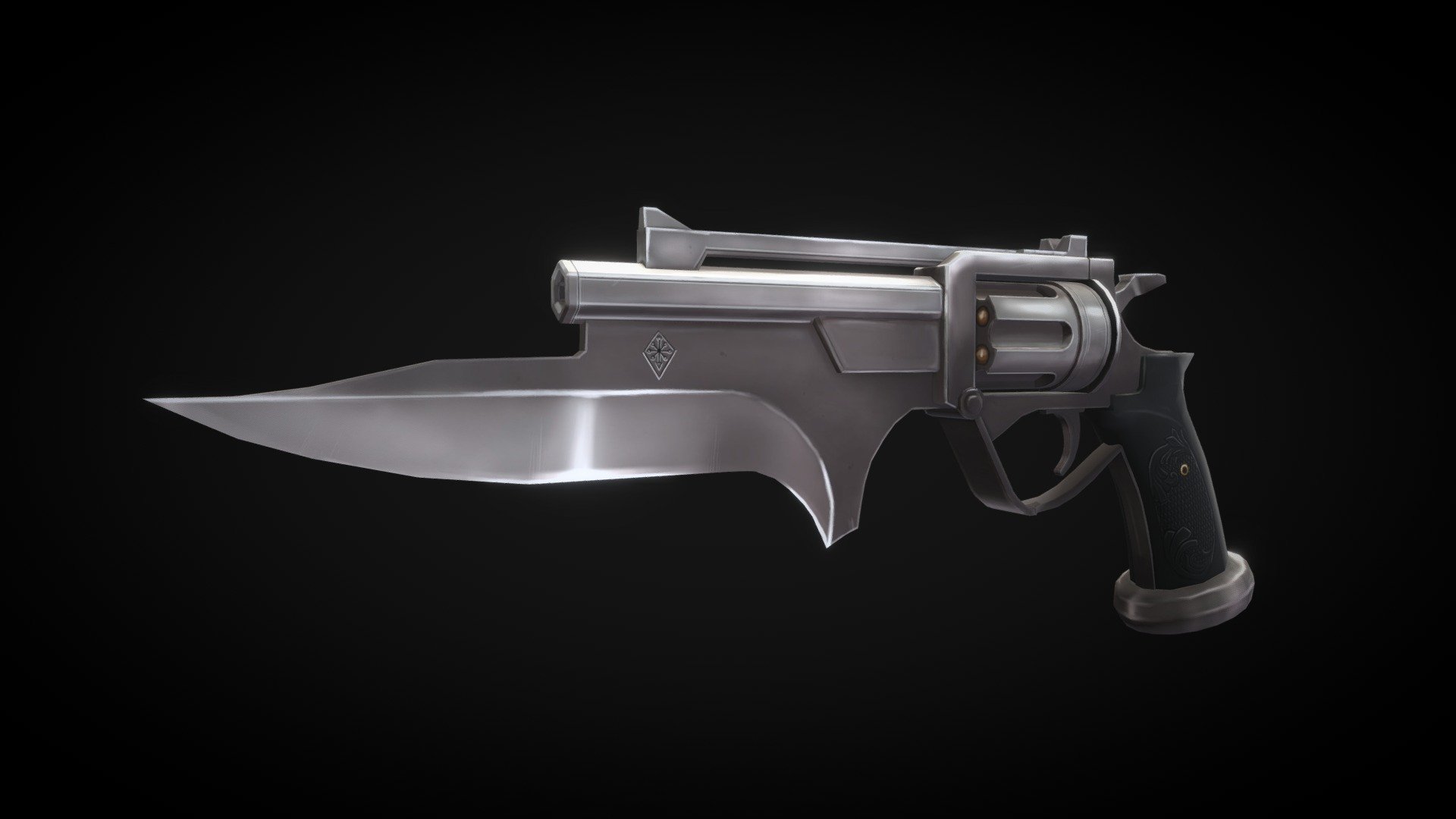 Gunblade - 3D model by Guillaume CARLE (@guillaumecarle49) [cac2c9e ...