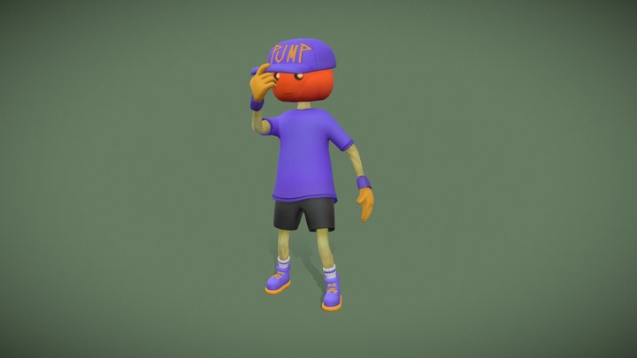 PumkinBoy | Rigged & Animated Character 3D Model
