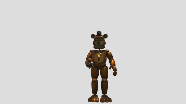 Meshy_AI_made rockstar freddy 3D Model