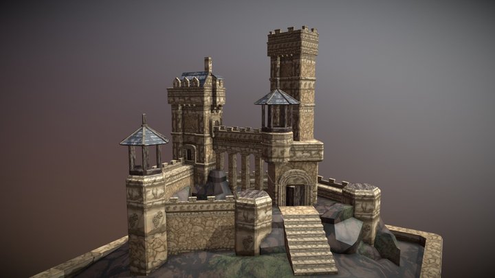 Modular castle 3D Model