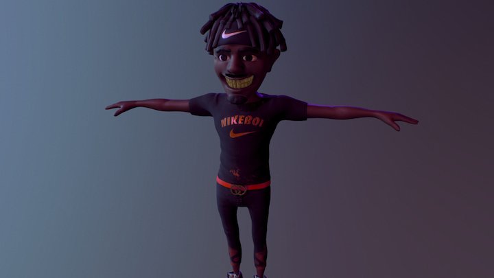 Nike Boi Swoosh 3D Model