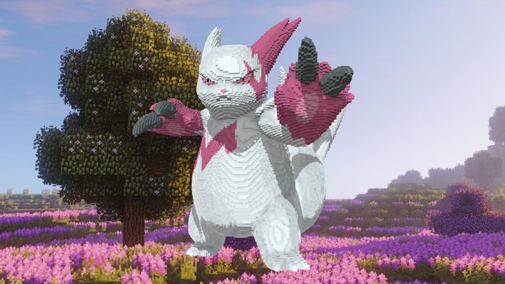 Minecraft Genesect Build Schematic - 3D model by inostupid (@inostupid)  [e7af8b8]
